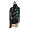 Girls Figure Skating Performance Costume With Rhinestone Embellishment Nylon Blend Top Anime Theme Stage Wear Kids Adults