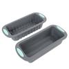 2 Stück Kastenform Silikon Antihaft Brotform Backform für hausgemachte Kuchen Brownies Hackbraten Zuhause