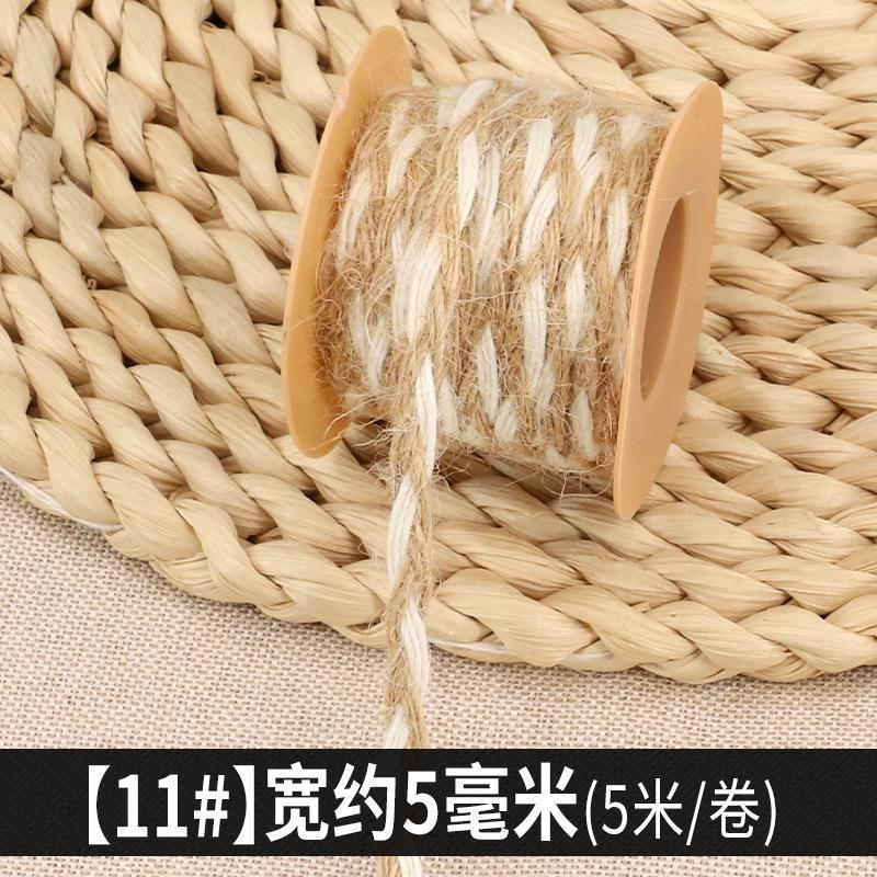 Handgefertigt DIY Kindergarten Huanchuang Hanfseil Seil, Wasserrohr Dekoration, Flache Wachsseil Umwickelte Vase Weben Verschleißfest
