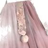 Winter 2025 Girls' Fleece-Lined Hanfu Dress: New Year Fairy Style, Traditional Children's Costume