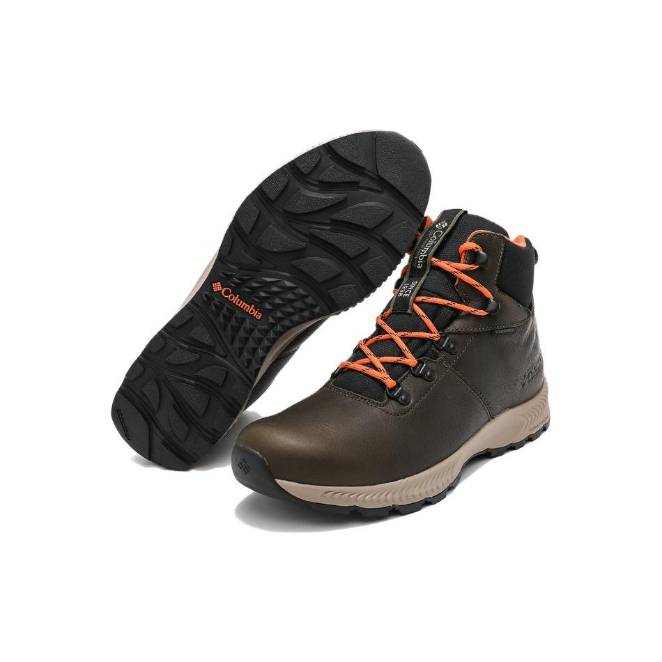 Columbia Comfortable Casual Slip-Resistant Durable High-Top Outdoor Functional Shoes Men Shoes Army-Green BM3573-213
