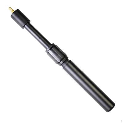 Billiard Cue Extension Handle Aluminum Alloy SmallHead Ribbed Grip