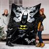 1pc Batman Outdoor Flannel Throw Blanket Soft, Lightweight & Warm for Sofa, Office