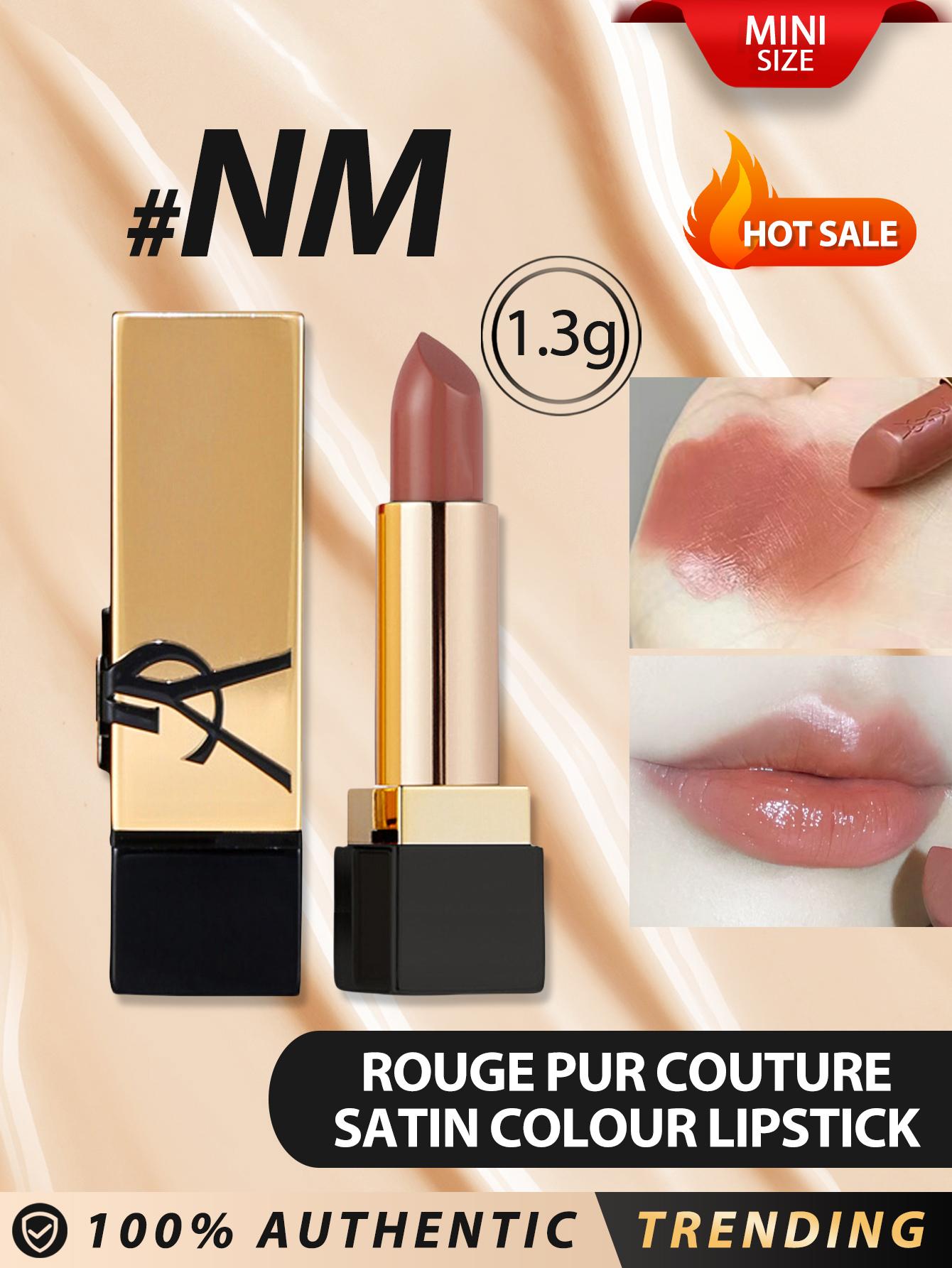 

YVES SAINT LAURENT / YSL [Мини] ROUGE PUR COUTURE САТИНОВАЯ ЦВЕТНАЯ ПОМАДА #NM 1,3 г