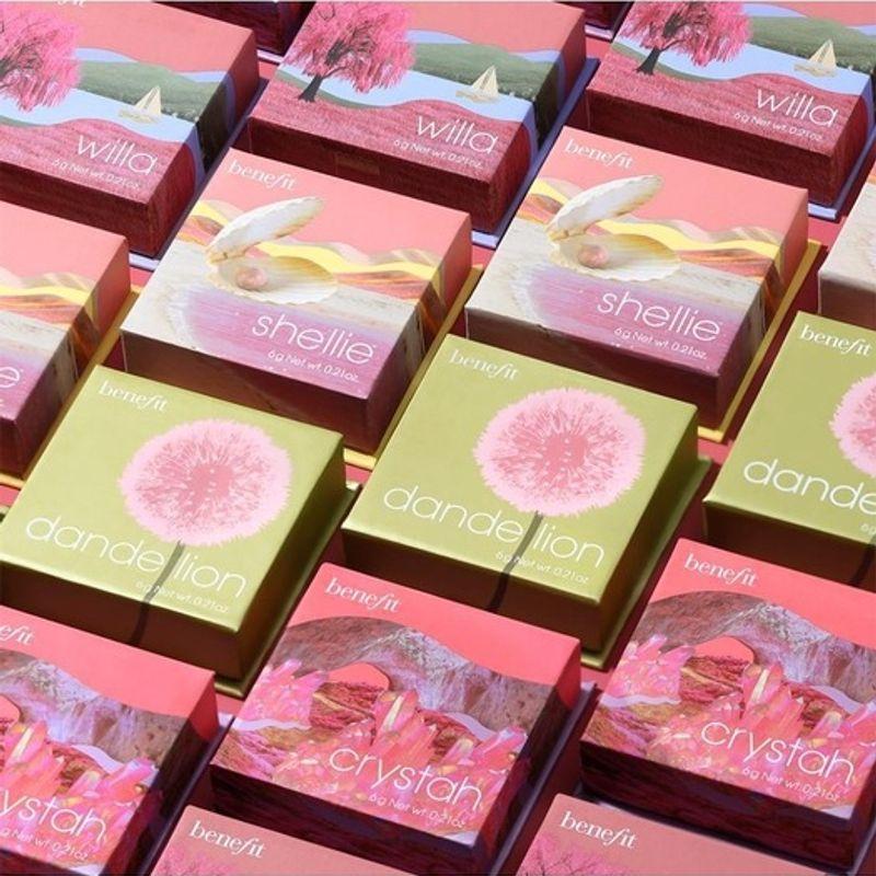 Choose one of the seven BENEFIT WANDERful World blushes