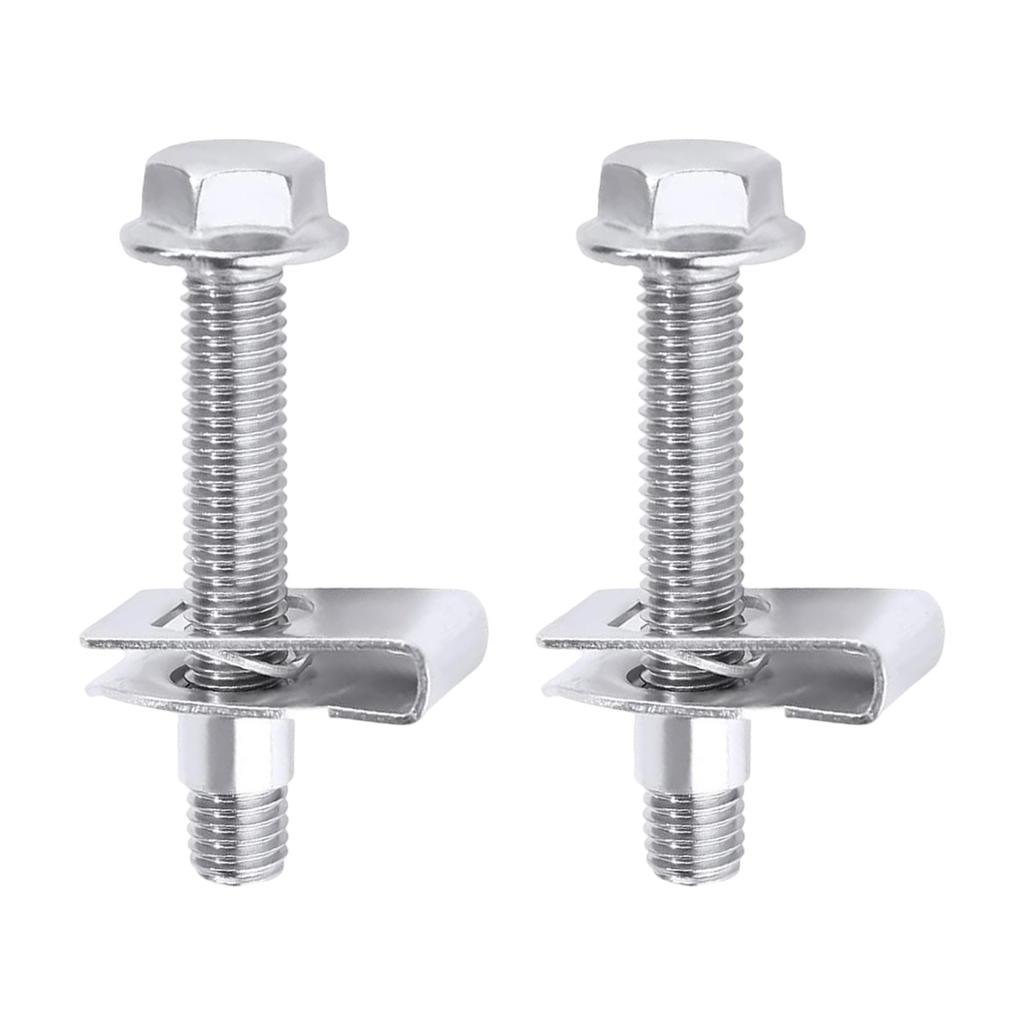 2 Pieces Strong 304 Stainless Steel Mounting Strap Bolts For Fuel Tank Secure Fit 55157 GM11516770 GM11519894 GM15743078