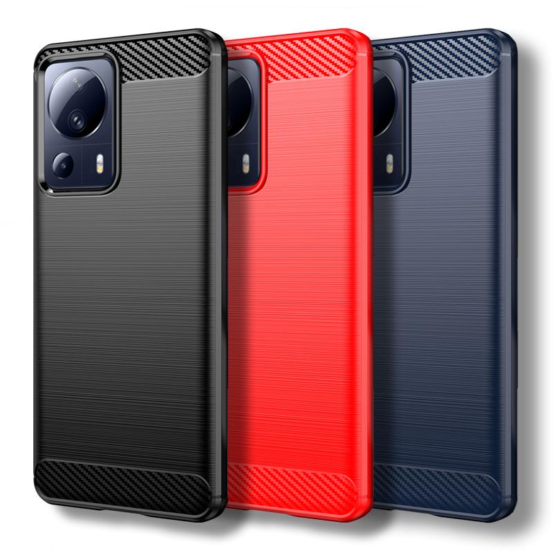 

Чехол для Xiaomi 13 Lite Xiaomi 13 Lite, чехол 6,55 дюйма, противоударный силиконовый бампер из углеродного волокна для Xiaomi 13 Lite Civi 2 Fundas