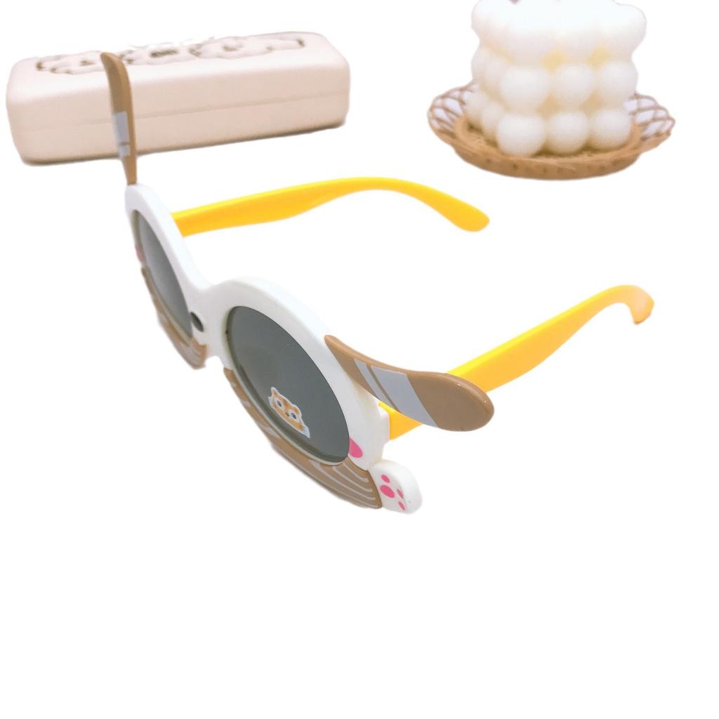 Cartoon Children'S Polarized Sunglasses Shape Pikachu Baby Sunglasses Glasses Puppy Long Ears Silicone