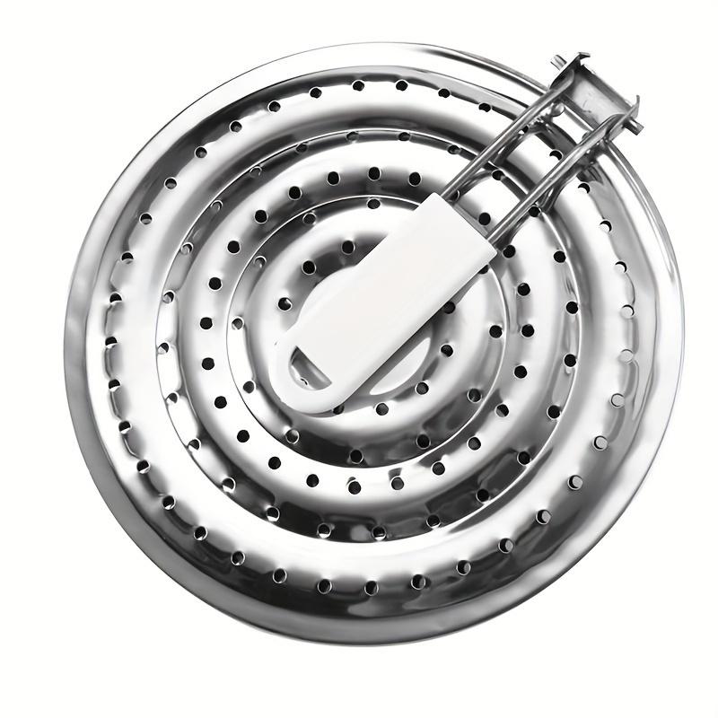 1 pz Doppio Spessore Riduttore di Calore Cr Protezione Fiamma Piastra per Sobbollire Acciaio Inossidabile per Piani Cottura Elettrici e a Gas Cucina Diffusore di Calore Riduttore Fiamma