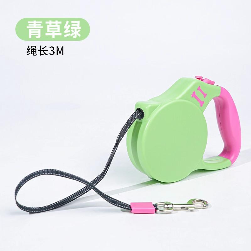 Dog Leash, Automatic Retractable Anti-escape Leash for Small and Medium-sized Dogs, Shiba Inu, Teddy, Cat Pet Supplies