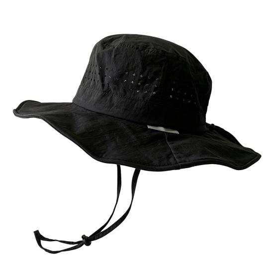 Summer Fisherman Hat, Breathable Mesh Big Brim Quick-Drying Sun Hat, Sweat-resistant Bucket Hat for Hiking Camping Fishing Outdoor Use