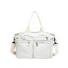2026 Women's Large Capacity Corduroy Tote: Korean Style Multi-Pocket Handbag & Versatile Crossbody Bag