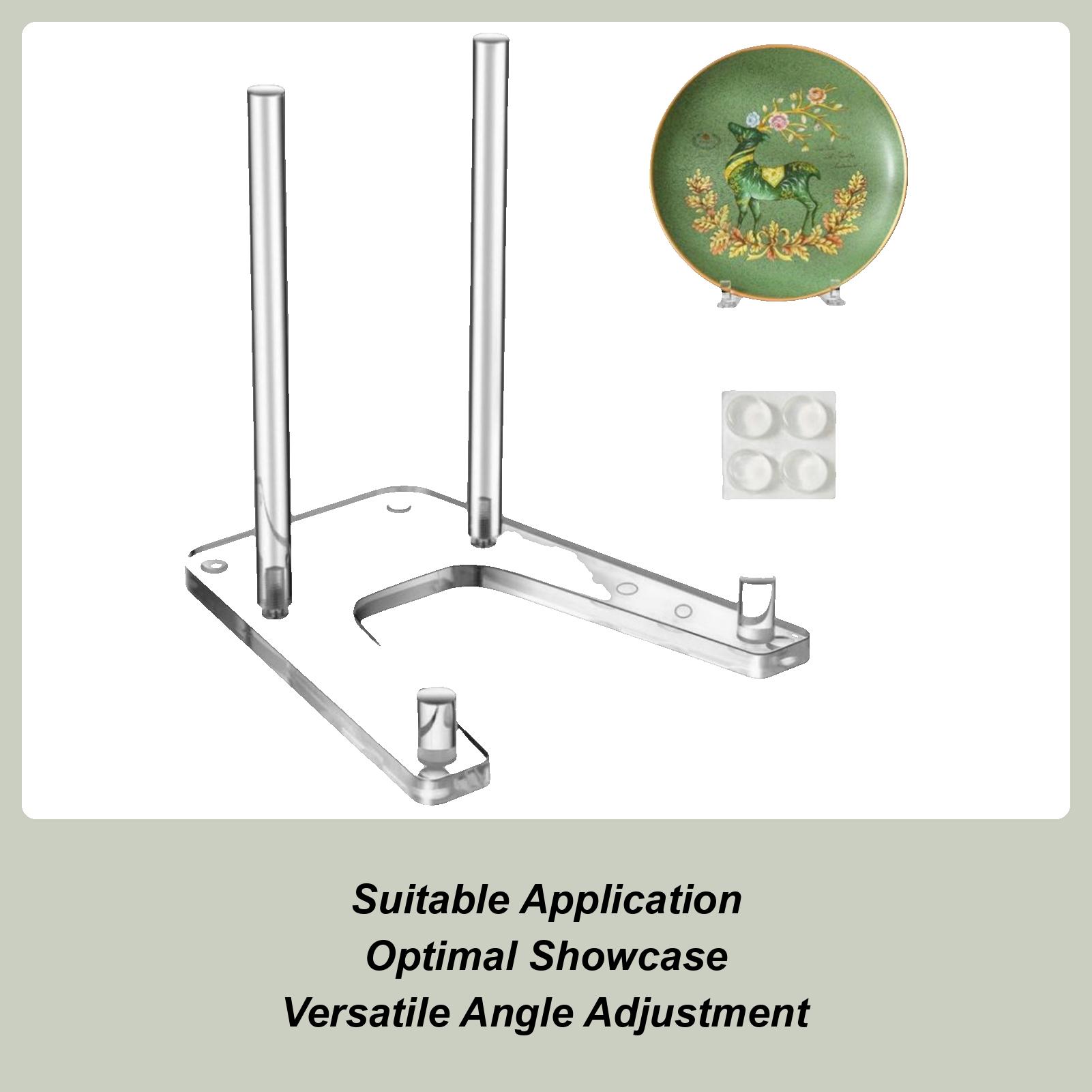 1pcs Acrylic Clear Stand Acrylic Easel Display Stand Acrylic Display Multi-functional Display Stand For Plate Cards China Mainland