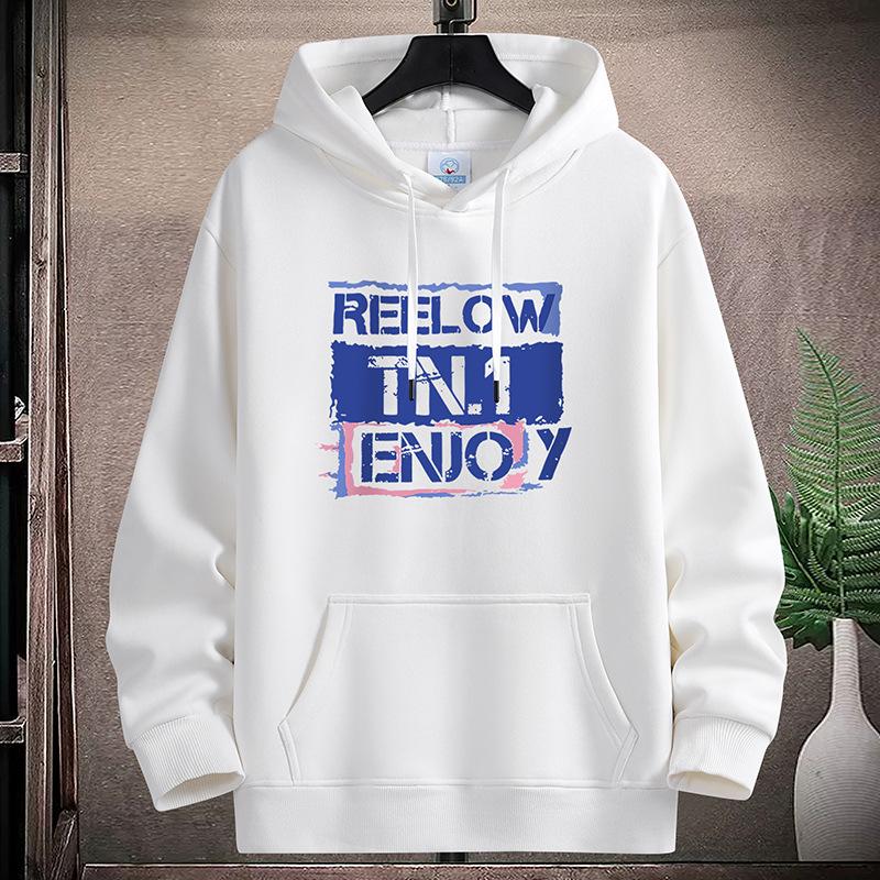 

Мужская толстовка с капюшоном, большой размер, мужская спортивная рубашка для мальчиков, длинные рукава, пуловеры XXXL белый