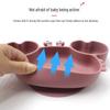 Silicone Suction Crab Plate: Divided Baby Tableware for Feeding & Weaning