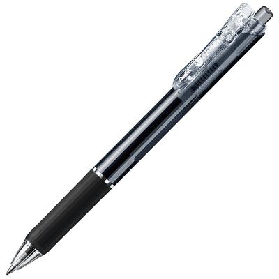 Pentel Tükenmez Kalem Feel Şeffaf 10 Adet Yağ Bazlı Kalem, 0.7, BXB117-A, Siyah,