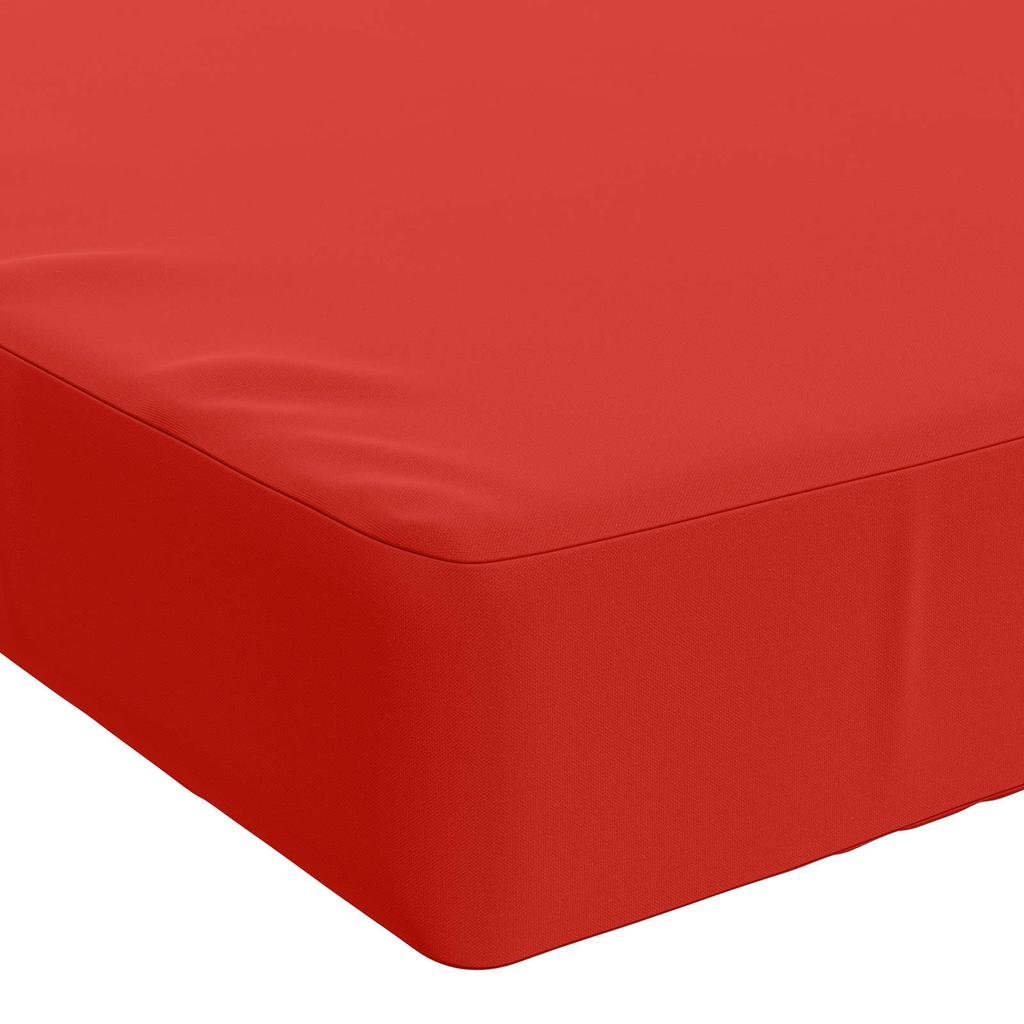 2 Piece Bench Cushions SOEST 2 Pcs. 100percent Polyester Red