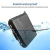 Portable Lure Storage Box  Double Sided Fishing Parts Storage Box With Hand Rope Multi Function Fishing Gear Accessories
