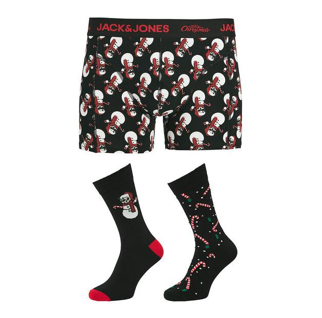 

Набор трусов и носков Jack & Jones Snow Skulls Giftbox EU S