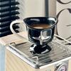 Ceramic Cup with Handle Home Office DIY Coffee Latte Ice American Mug 350ml Drinking Cup Water Cup Gift
