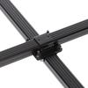 Carmate INNO IN863 Cross Holder 3 Bar Mounting Hardware Set of 2 Black Attachment Car Carrier Base Carrier Option