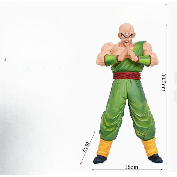 30cm Anime Dragon Ball Z Figure Tien Shinhan Infinite Warrior Pvc Statue Collectible Figurines Model Doll Decoration Toy Gift