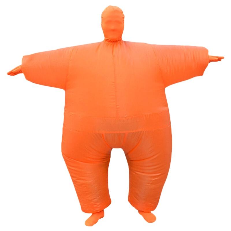 Cosplay Halloween Party Costume Fat Ninja Sumo Costume With Inflatable White Salmon Image