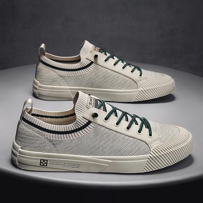 Summer New Men's Shoes Fly-woven Breathable Men's Casual Sports Shoes Sports Board Shoes Men's Single Shoes