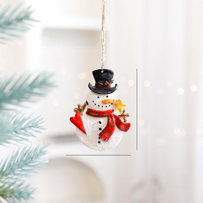 Christmas Ornaments Santa Snowman Gnome Festive Decorations Supplies Holiday