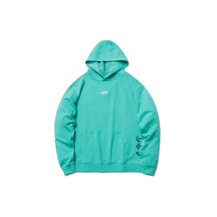 Li Ning Skateboard Sweatshirt Men s Ice Porcelain Green AWDR117-1 XL