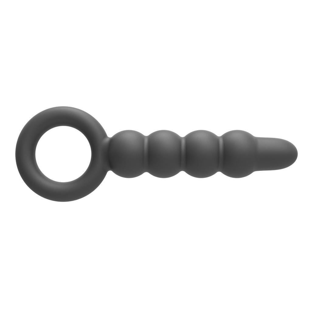 Rear Pull Ring Bead Anal Dilator for Female Masturbation and Deep Insertion