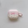 ins Korean small floral bow is suitable for airpods4 earphone cover pro3 new airpodspro2 protective cover 3rd generation Apple wireless bluetooth