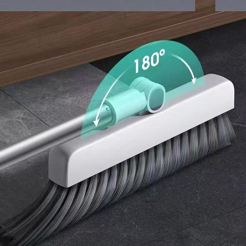 3-in-1 Thickened Broom, Dustpan, and Floor Brush Set - Non-Stick Hair Cleaning Tool