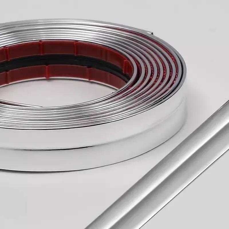 

1PC 118.11inch Background wall decoration tape Wall Corner Protector Molding Styling Trim Sticker door window trim Strip Furnitu 3meters серебряный