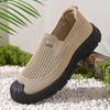 Men's Breathable Fly-Knit Slip-On Shoes - Lightweight, Casual & Comfortable for Driving