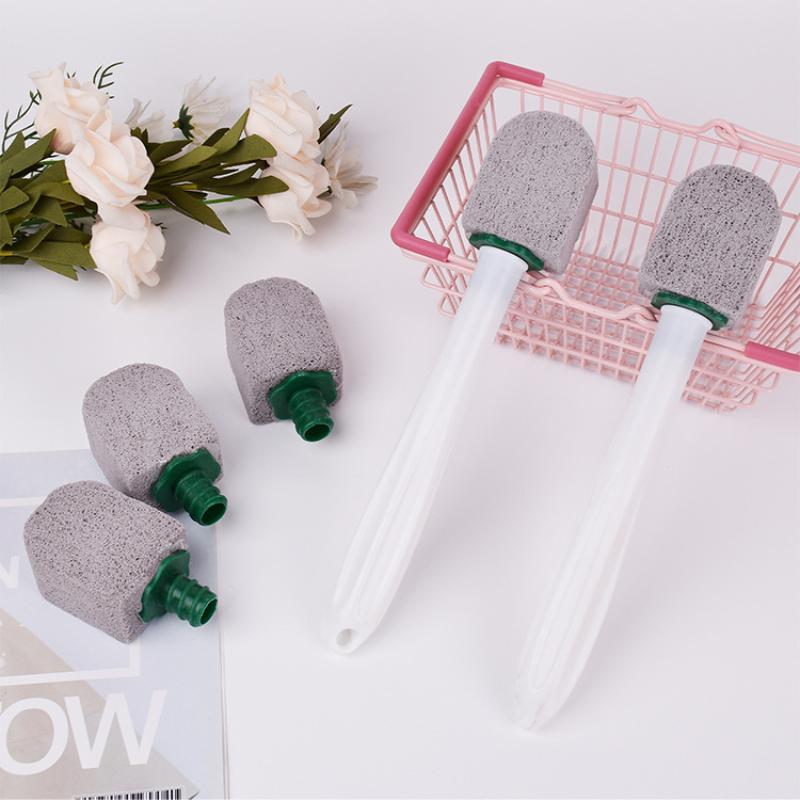 Pumice Stone Toilet Cleaning Brush Powerful Stain Removal Scratch Free For Home Toilet Deep Cleaning