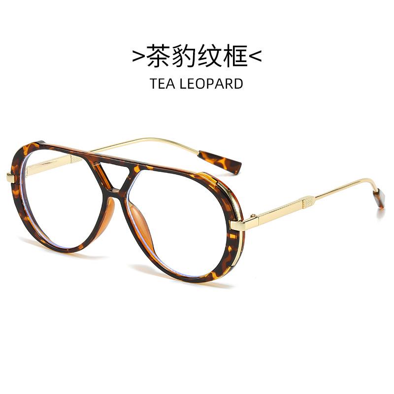 Vintage Pilot Sunglasses Fashion Double Bridge Gradient Multi-color Shades Women Trendy Luxury Design Sun Glasses