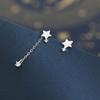 Geometric Star Asymmetry Tassel Party Jewelry Drop Earrings Fashion  Accessories Stud Earrings