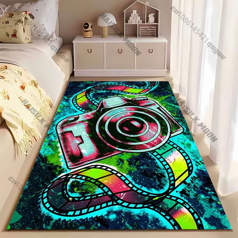 Fotografie Kreativität lebendiger Kunstteppich Yoga Wohnzimmer Raumdekoration Krabbeldecke für Kinder Fußmatte Bereichsteppich Spielmatte