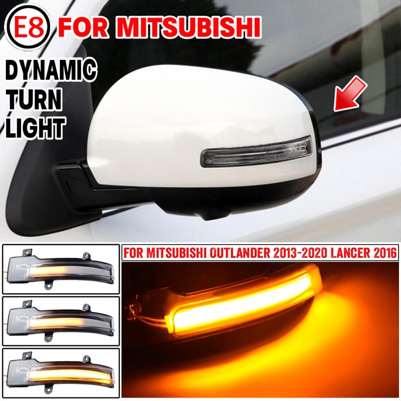 8351A135 8351A136 For Mitsubishi Outlander ASX 2013-2020 Lancer 2016 LED Dynamic Turn Signal Light Side Mirror Blinker Indicator