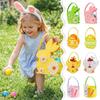 Felt Easter Candy Gift Bag With Handle Easter Bunny Basket Children's Gift Candy Bag  Egg Hunting