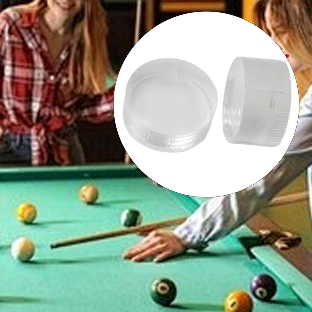 2 Jump Billiard Cue Tips, 14.6mm Hard Replacement Portable Tips for Pool, Adults,