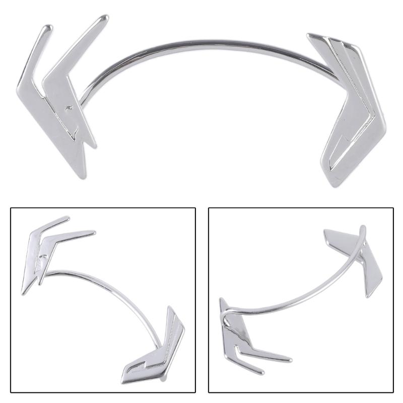 Unisex Silver Color Ear Clips Unique Futuristic Earwear Jewelry Skeletal Spine Ear Hooks Jewelry for Y2K Trendsetters
