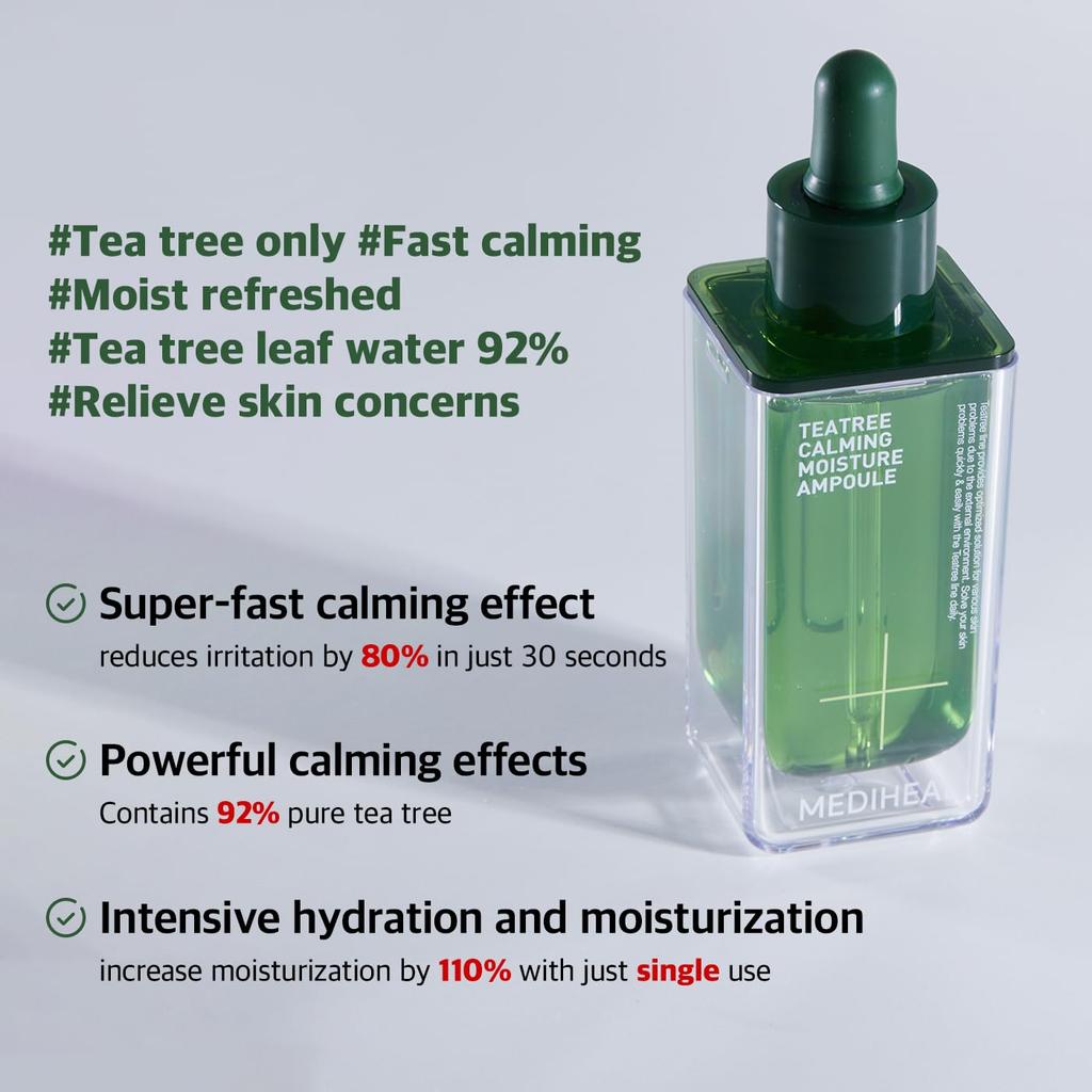 Mediheal TEATREE CALMING AMPOULE(Moisture / Barrier) 50ml