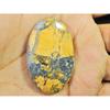 68Cts. Natural Maligano Jasper Oval Cabochon Palm Crytsal Gemstone 27X44MM SK-2660