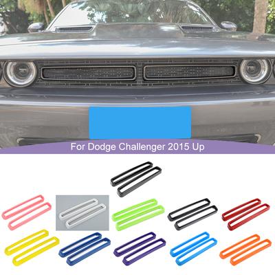   Ca ABS Frontgrill Mesh Dekorative Panel Ornament Abdeckung Aufkleber Fit Für Dodge Challenger 2015 Up Außen Zubehör