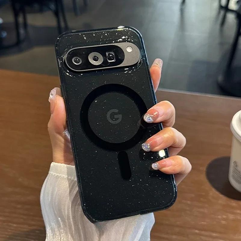 

Различные стили Лазерные Чехлы для Телефона с Градиентом Цвета для Google Pixel 10 9 Pro XL 9 8 A Pro Беспроводная Зарядка Ударопрочный Защитный Чехол Pixel 10 Pro XL