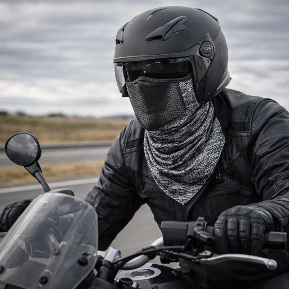 Ear Hooks Design Face Cover Breathable Net Sun Scarf UV Protection Scarf Outdoor Cycling