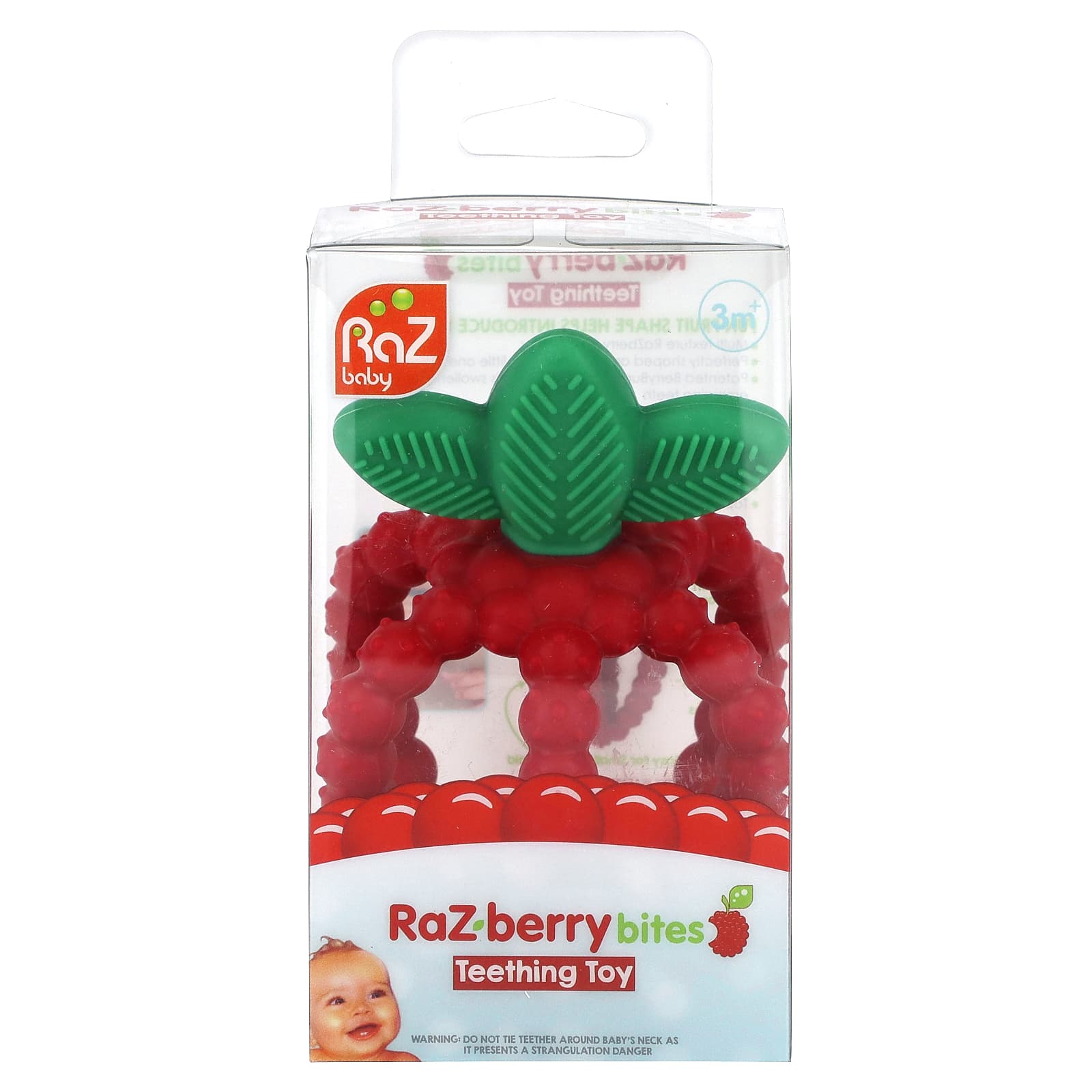 

RaZbaby, игрушка для прорезывания зубов RaZ-Berry Bites, 3 месяца+, 1 игрушка