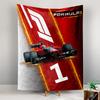 Tapestry Formula 1 Red Race Car Sparks Motion Speed Poster Wall Art for Motorsport Fan Garage Man Cave Decor